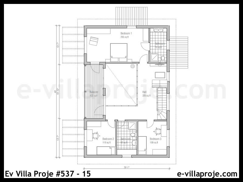 Ev Villa Proje #537 - 15 Galeri Görseli 3