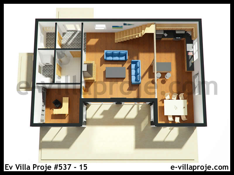 Ev Villa Proje #537 - 15 Galeri Görseli 7