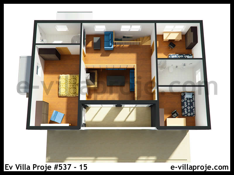 Ev Villa Proje #537 - 15 Galeri Görseli 8