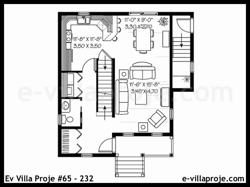 Ev Villa Proje #65 - 232 Galeri Görseli 2