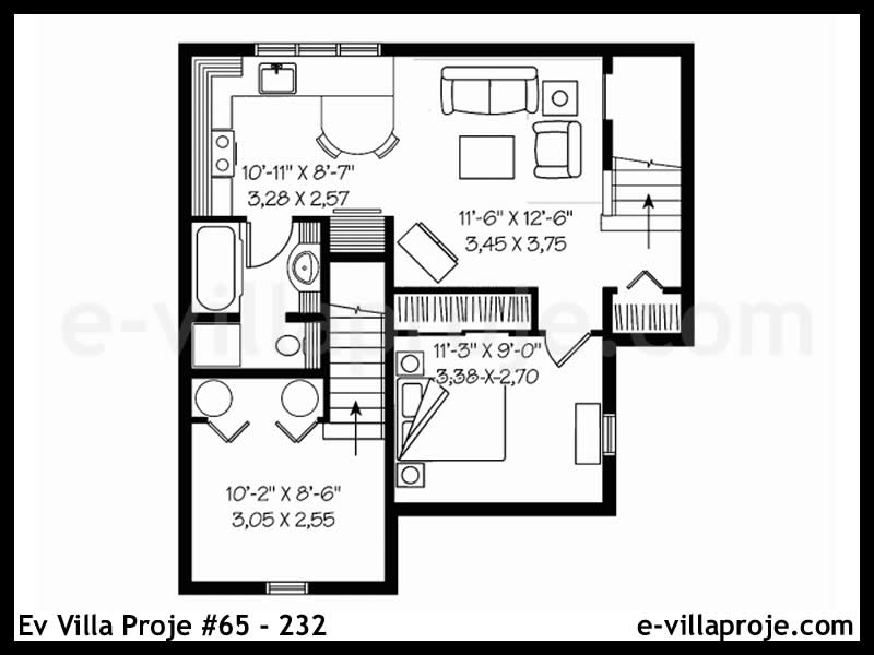 Ev Villa Proje #65 - 232 Galeri Görseli 4