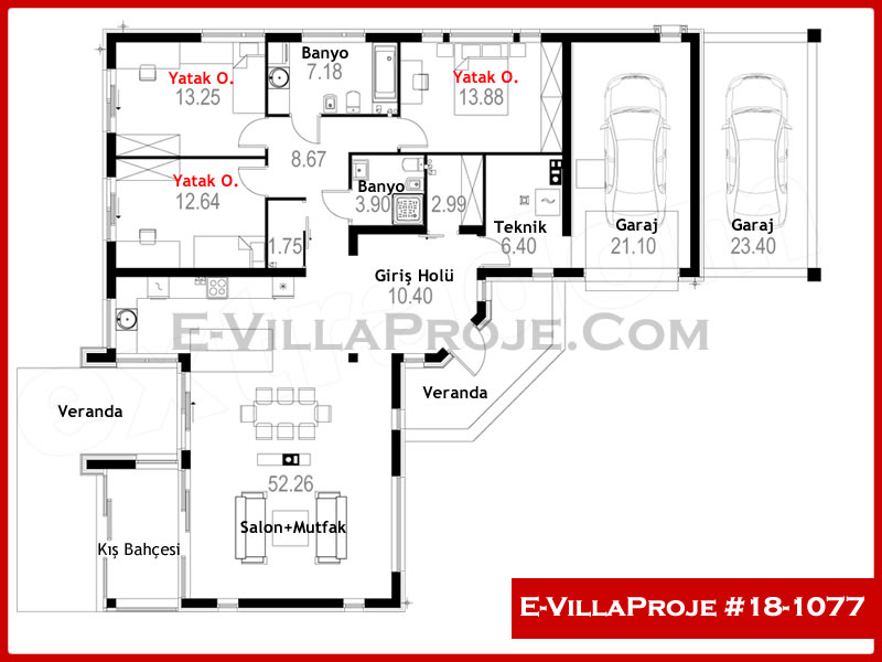 Ev Villa Proje #18 - 1077 Galeri Görseli 2