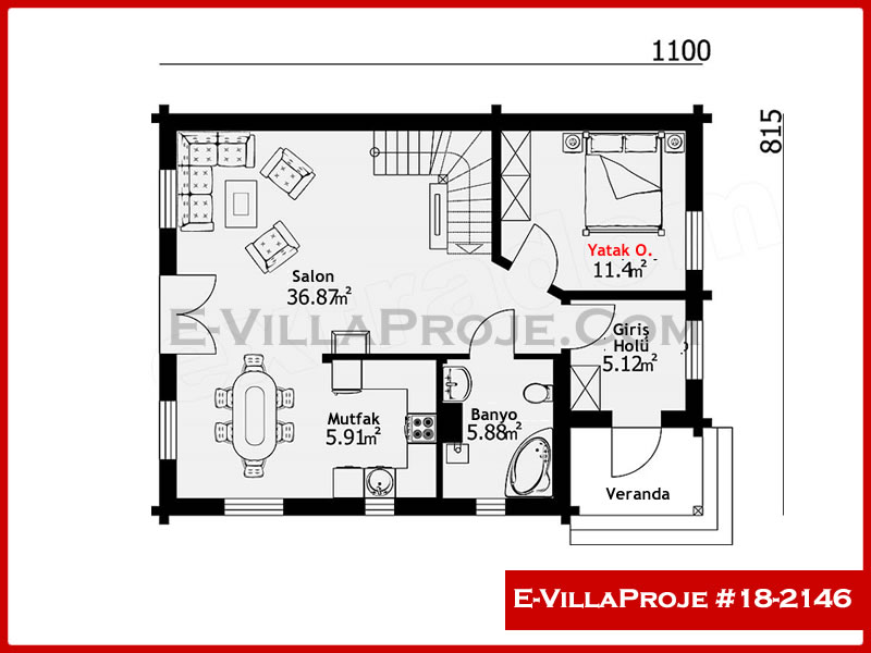 Ev Villa Proje #18 - 2146 Galeri Görseli 2