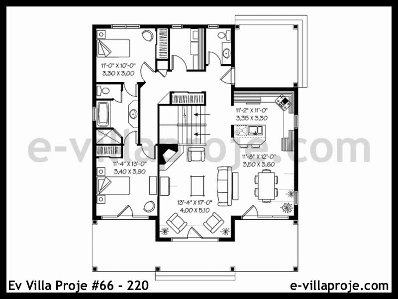 Ev Villa Proje #66 - 220 Galeri Görseli 2