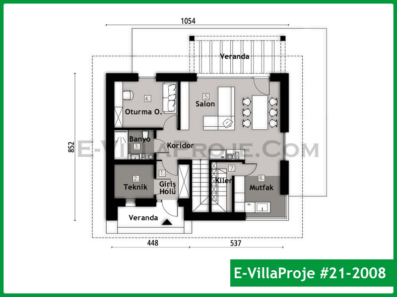 Ev Villa Proje #21 - 2008 Galeri Görseli 2