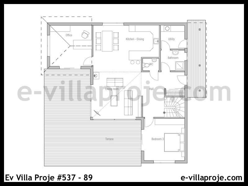 Ev Villa Proje #537 - 89 Galeri Görseli 2