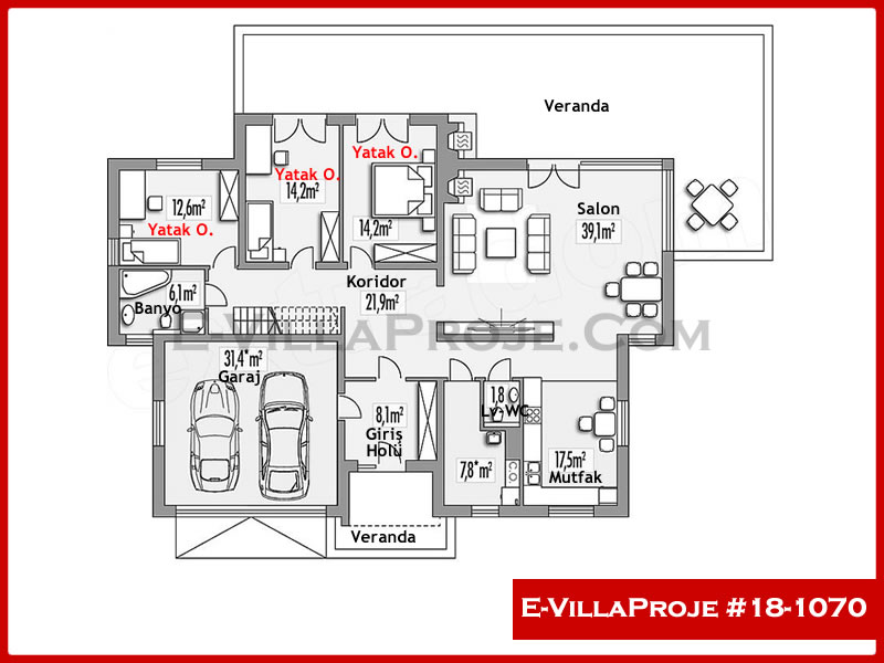 Ev Villa Proje #18 - 1070 Galeri Görseli 2