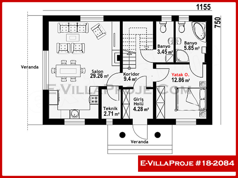 Ev Villa Proje #18 - 2084 Galeri Görseli 2