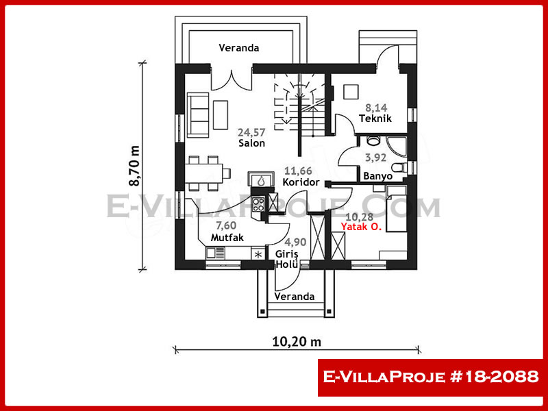 Ev Villa Proje #18 - 2088 Galeri Görseli 2