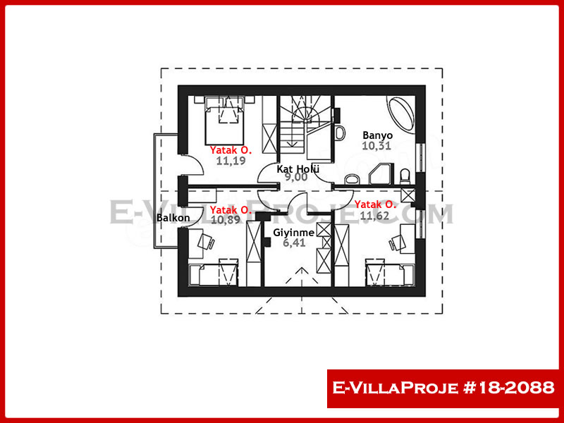 Ev Villa Proje #18 - 2088 Galeri Görseli 3