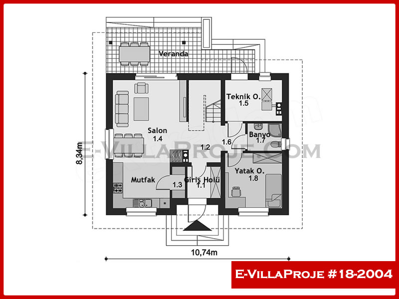Ev Villa Proje #18 - 2004 Galeri Görseli 2