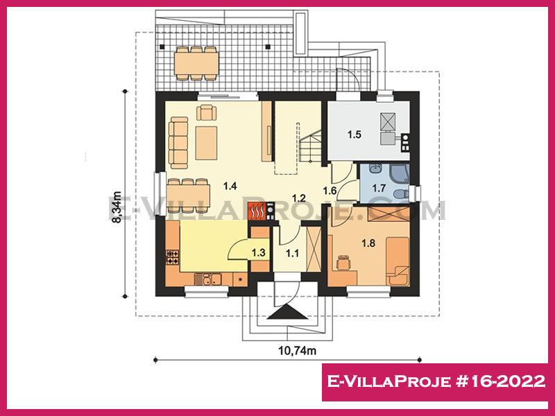 Ev Villa Proje #16 - 2022 Galeri Görseli 2