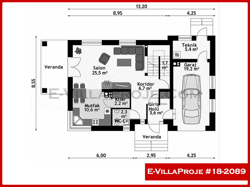Ev Villa Proje #18 - 2089 Galeri Görseli 2