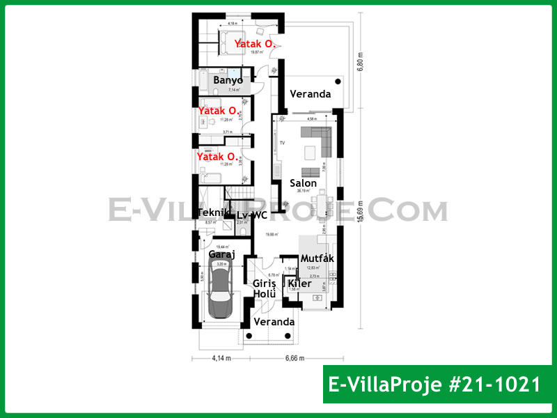 Ev Villa Proje #21 - 1021 Galeri Görseli 2