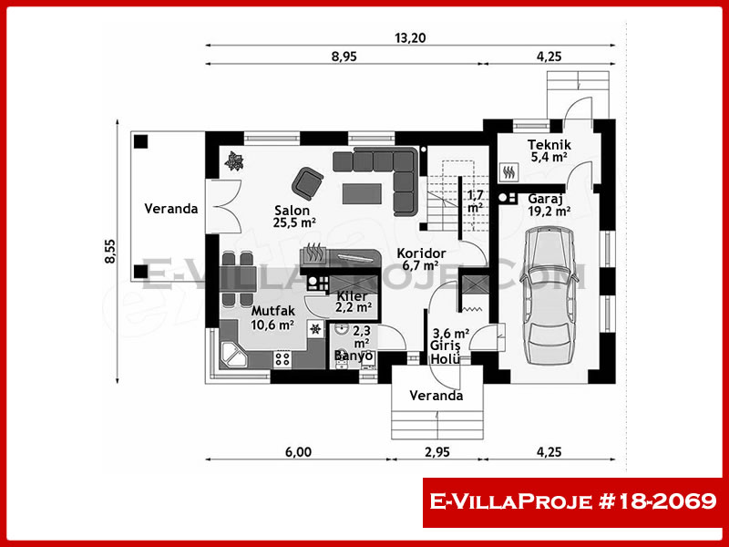 Ev Villa Proje #18 - 2069 Galeri Görseli 2