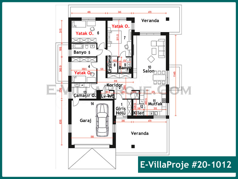 Ev Villa Proje #20 - 1012 Galeri Görseli 2