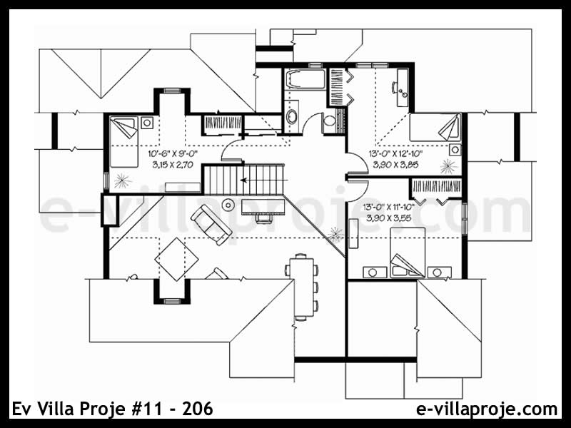 Ev Villa Proje #11 - 206 Galeri Görseli 3