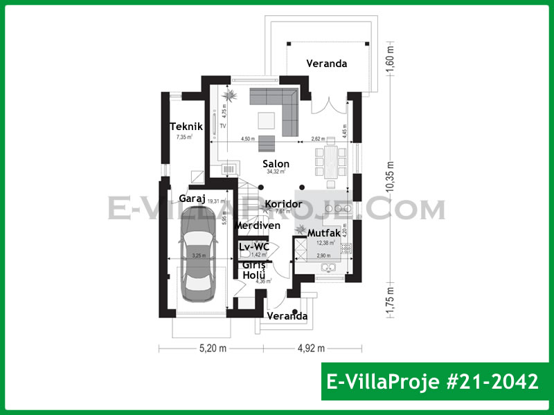 Ev Villa Proje #21 - 2042 Galeri Görseli 2