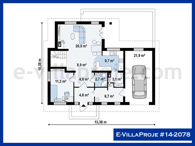 Ev Villa Proje #14 - 2078 Galeri Görseli 2