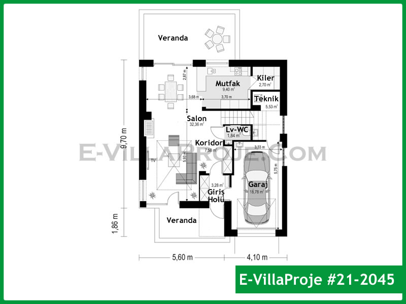 Ev Villa Proje #21 - 2045 Galeri Görseli 2