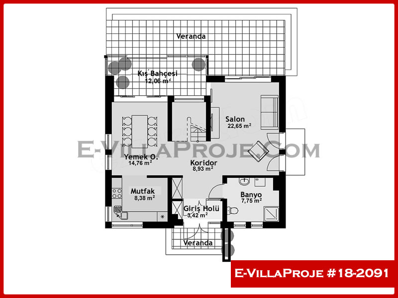 Ev Villa Proje #18 - 2091 Galeri Görseli 2