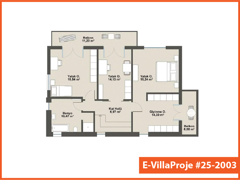 Ev Villa Proje #25 - 2003 Galeri Görseli 3