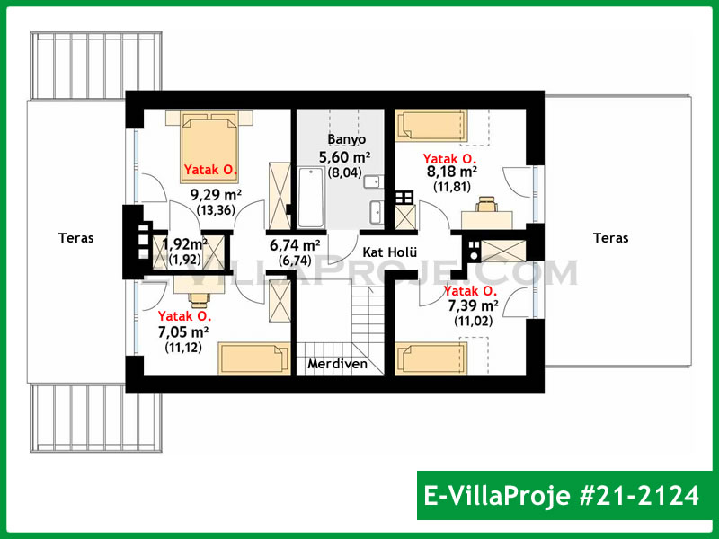 Ev Villa Proje #21 - 2124 Galeri Görseli 3