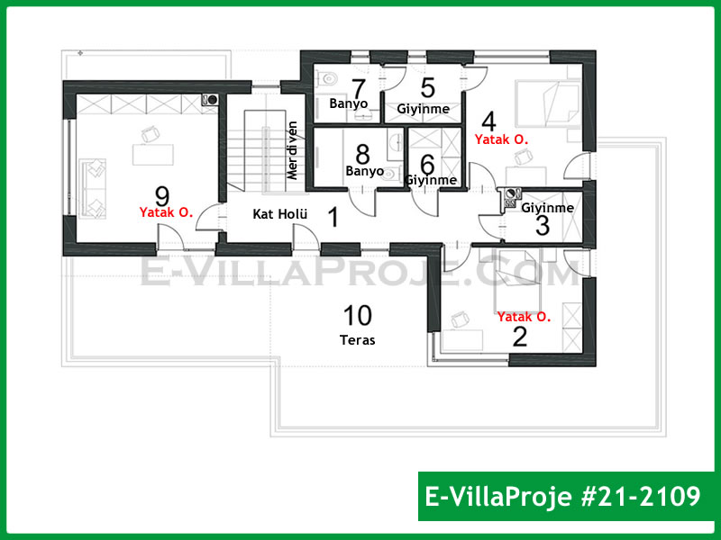 Ev Villa Proje #21 - 2109 Galeri Görseli 3