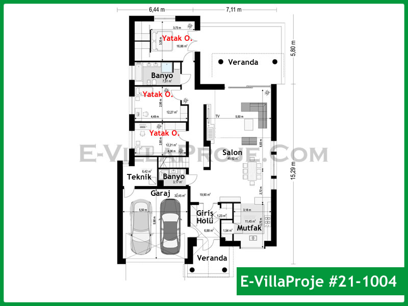 Ev Villa Proje #21 - 1004 Galeri Görseli 2