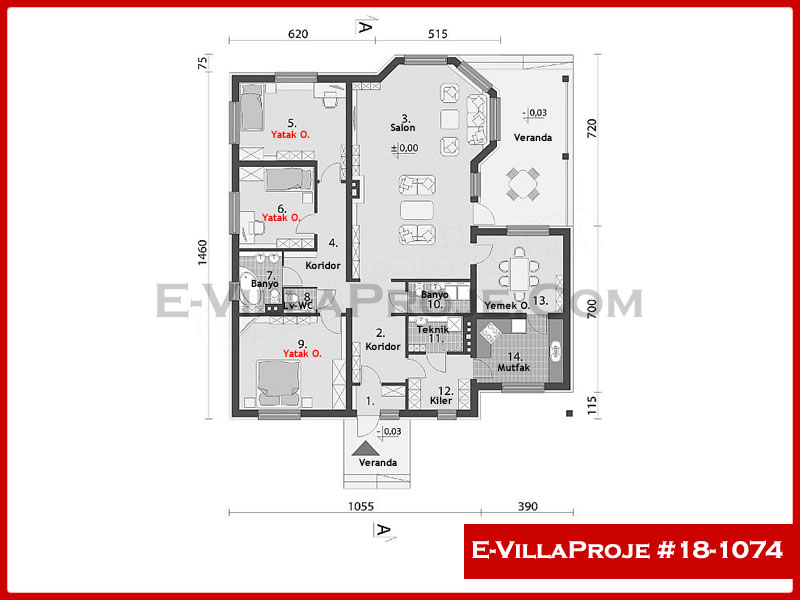 Ev Villa Proje #18 - 1074 Galeri Görseli 2