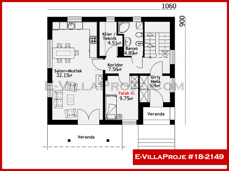 Ev Villa Proje #18 - 2149 Galeri Görseli 2