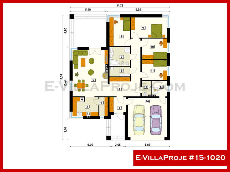 Ev Villa Proje #15 - 1020 Galeri Görseli 2