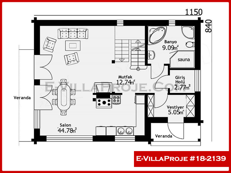 Ev Villa Proje #18 - 2139 Galeri Görseli 2