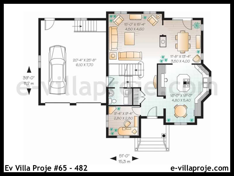 Ev Villa Proje #65 - 482 Galeri Görseli 2