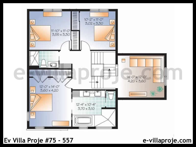 Ev Villa Proje #75 - 557 Galeri Görseli 3