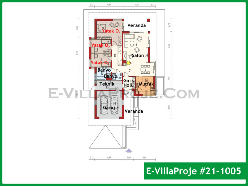 Ev Villa Proje #21 - 1005 Galeri Görseli 2
