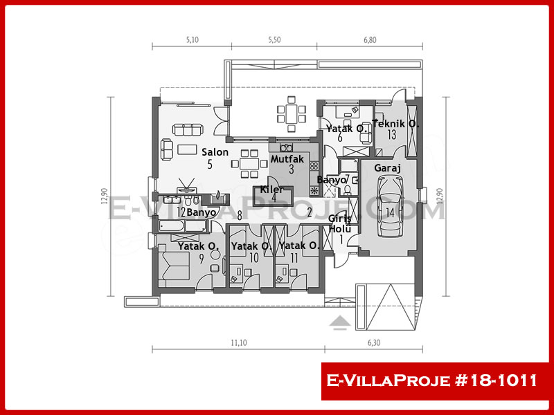 Ev Villa Proje #18 - 1011 Galeri Görseli 2