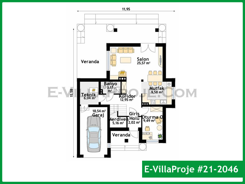 Ev Villa Proje #21 - 2046 Galeri Görseli 2