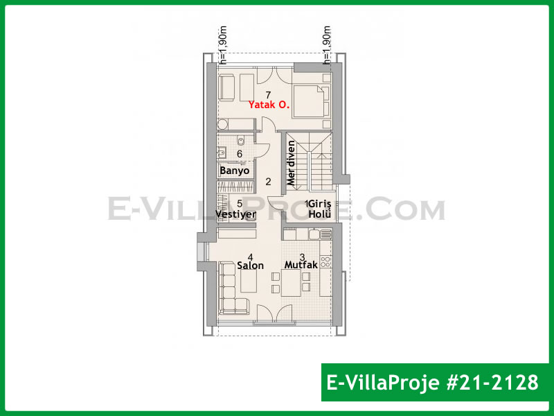 Ev Villa Proje #21 - 2128 Galeri Görseli 3