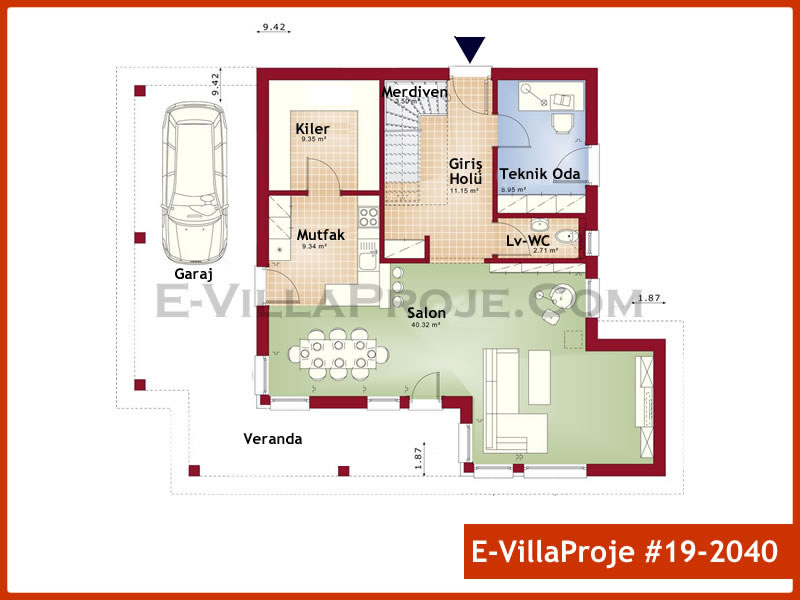Ev Villa Proje #19 - 2040 Galeri Görseli 2