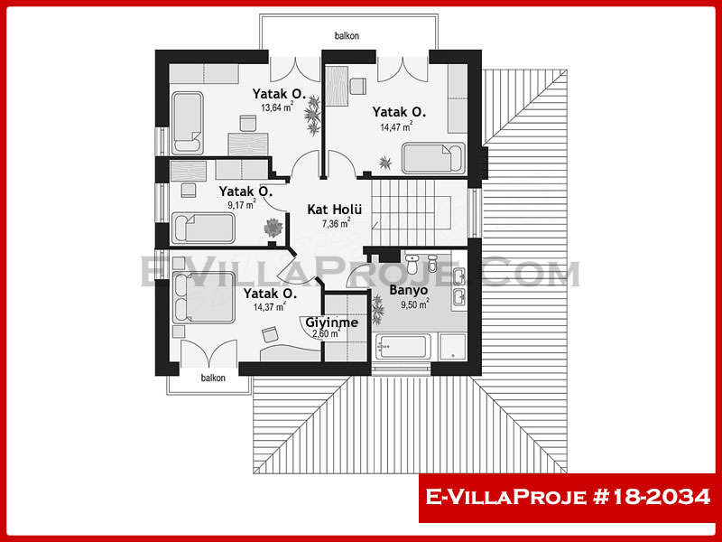 Ev Villa Proje #18 - 2034 Galeri Görseli 3