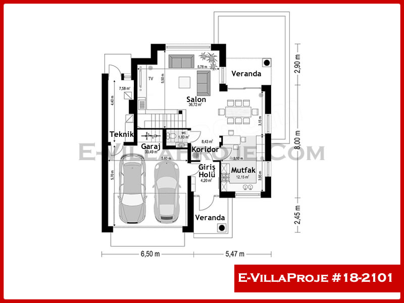 Ev Villa Proje #18 - 2101 Galeri Görseli 2