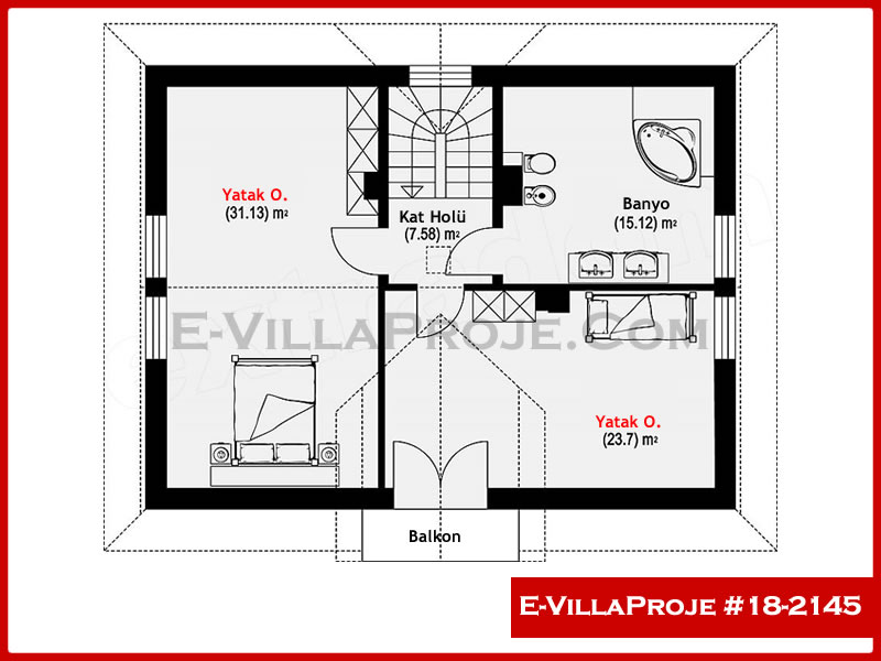 Ev Villa Proje #18 - 2145 Galeri Görseli 3
