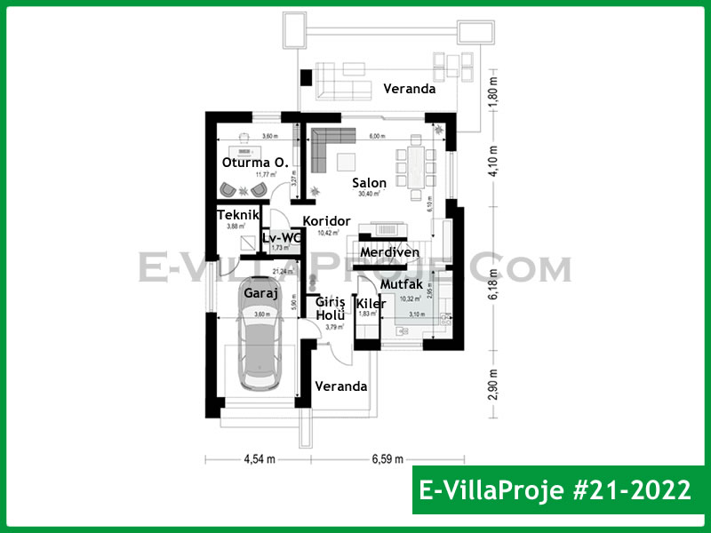 Ev Villa Proje #21 - 2022 Galeri Görseli 2