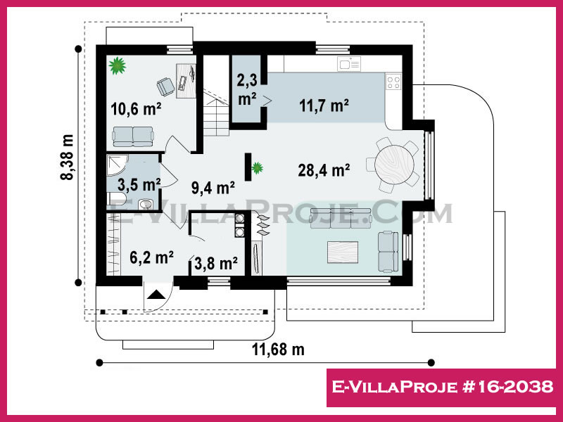 Ev Villa Proje #16 - 2038 Galeri Görseli 2