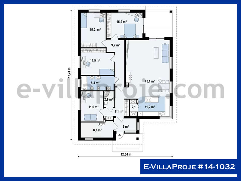 Ev Villa Proje #14 - 1032 Galeri Görseli 2