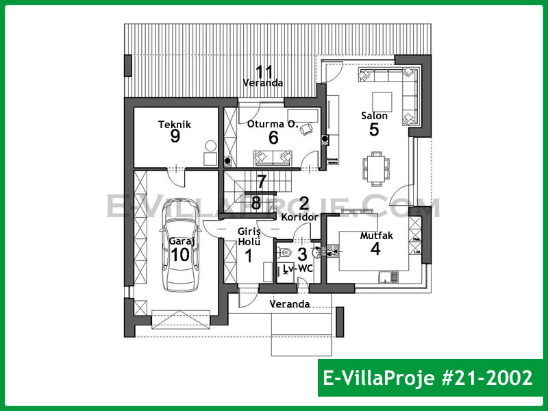Ev Villa Proje #21 - 2002 Galeri Görseli 2