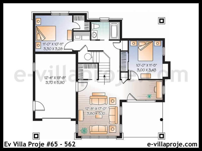 Ev Villa Proje #65 - 562 Galeri Görseli 2