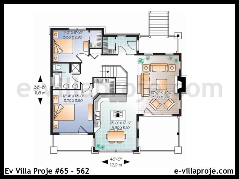 Ev Villa Proje #65 - 562 Galeri Görseli 3