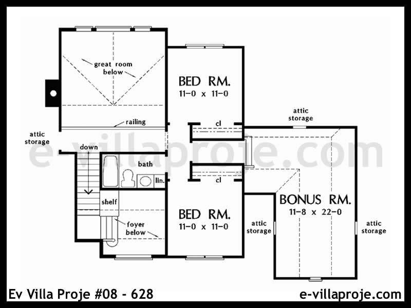 Ev Villa Proje #08 - 628 Galeri Görseli 3